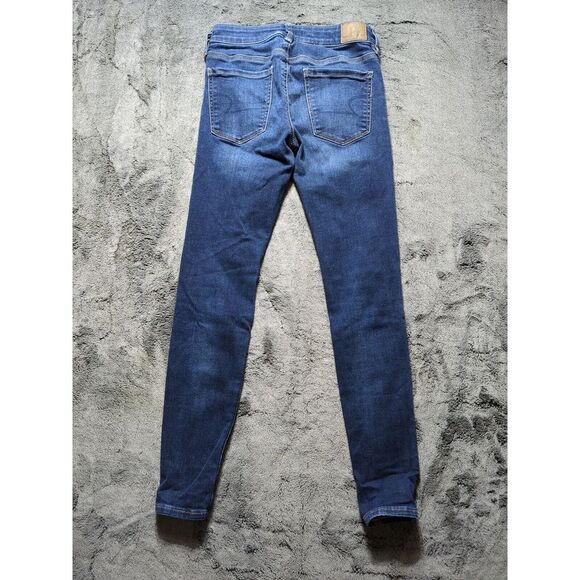 American Eagle Next Level Stretch Jegging Jeans Women's Size 2 Regular Dark Wash - Picture 11 of 14